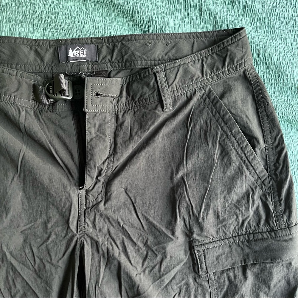 REI Zip-off Forest Green Pants